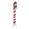 Kurt S. Adler 5' Pre-Lit LED Tinsel Candy Cane - 2 of 4