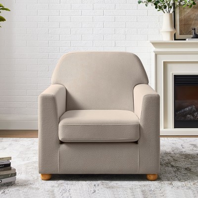 VANOMi 33.86'' Chenille Upholstered Accent Chair
