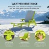 WestinTrends Adirondack Outdoor Chaise Lounge for Patio Garden Poolside - 3 of 4