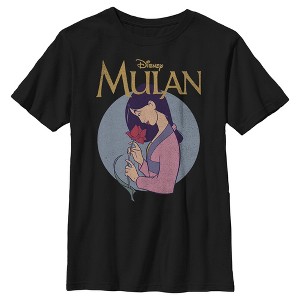 Boy's Mulan Smelling the Flower T-Shirt - 1 of 4