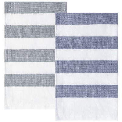 Unique Bargains Cotton Absorbent Decorative Kitchen Towels Sets 17" x 27"