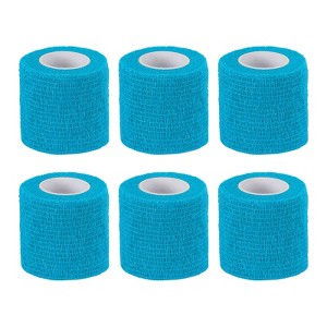 Unique Bargains Self-Adhesive Elastic Breathable Athletic Tapes 6 Rolls - 1 of 4