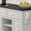 Glenwillow Home Kitchen Cart with Locking Casters - 2 of 4