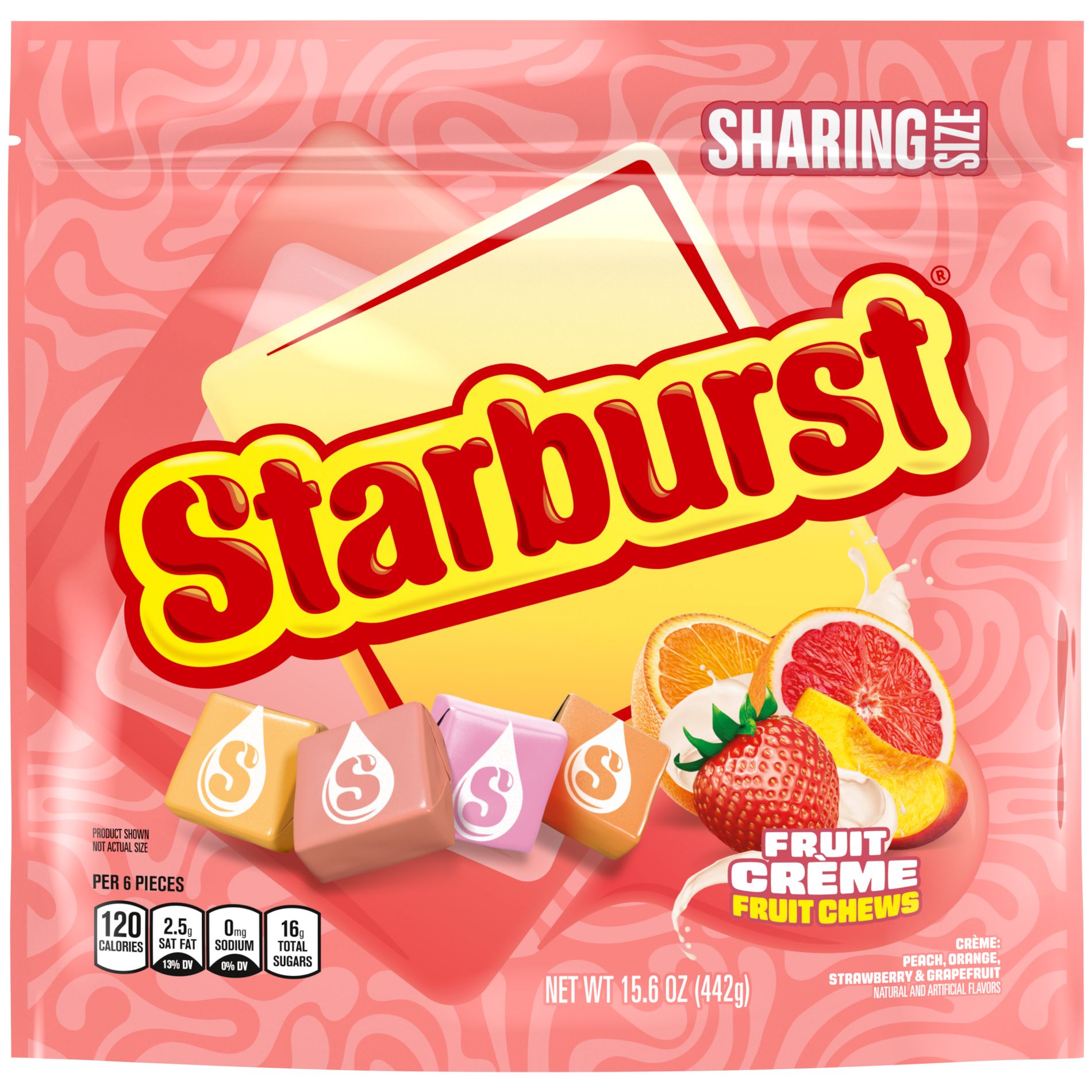Starburst Fruit Cremes Candy Sharing Pack - 15.6oz