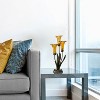 21.5" Lily Table Lamp Amber - River of Goods - 2 of 4
