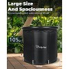 Napei Portable Ice Bath Tub with Cover for Athletes & Adults,105 Gallons,Black - 2 of 4