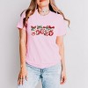 Merry Ornaments Quilted Print - Women's Short Sleeve Graphic T-Shirt - 3 of 4