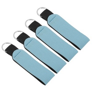 Unique Bargains Neoprene Water Sports Waterproof Floating Keychains 4 Pcs - 1 of 4
