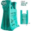 Stock Your Home Reusable Eco-Friendly Grocery Bags (100 Count) - 2 of 4
