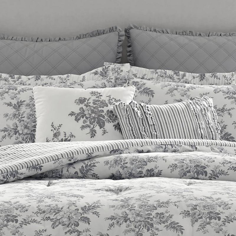 Annalise Reversible Comforter Set - Laura Ashley, 4 of 8