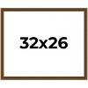 PosterPalooza | Flat Gold Picture Frame - UV Acrylic, Backing Board, Hanging Hardware Included - 2 of 4