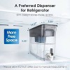 Waterdrop Slim Alkaline Water Filter Dispenser, Large 35 Cup Clean and Toxin-Free Mineralized Alkaline Water, 100gal  Black - 4 of 4