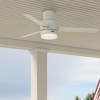 Hunter Fans 52" Gilmour Lighted Ceiling Fan Matte White Finish for Modern Outdoor Spaces - 4 of 4