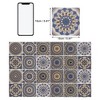 Unique Bargains PVC Tile Stickers 5.91"x5.91" Blue Gray 24 Pcs - 3 of 4