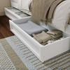 AFI Furnishings AFI Queen-King-Twin XL Wood Mid-Century Modern Under Bed Storage Drawers in White - 2 of 4
