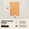 John Boos Small Chop-N-Slice Maple Wood Cutting Board for Kitchen, Reversible Edge Grain Square Butcher Boos Block - 2 of 4