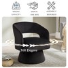Velvet Swivel Barrel Chair, Modern 360° Rotation Accent Armchair for Living Room, Bedroom & Reception Room - 3 of 4
