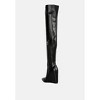 Leggy Lass Wedge Heel Long Boots Women - 3 of 4