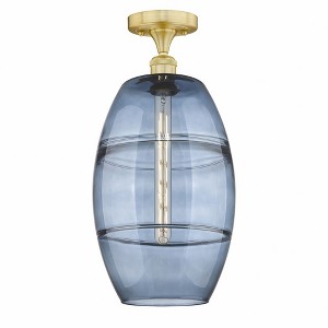 Vaz - 1 Light Semi-Flush Mount In Industrial Style-18.63 Inches Tall and 10 Inches Wide - 1 of 1