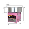 PartyHut PartyHut Large Commercial Cotton Candy Machine Party Candy Floss Maker Pink - 4 of 4