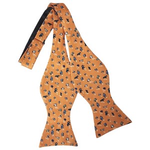 Men's Animal Printed 2.75" x 4.75" Adjustable 16" - 21" Self-Tie Bow Tie - 1 of 4