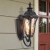 Yosemite Home Decor FL326MUWB 1 Light Exterior Lighting, Oil Weathered Bronze - 4 of 4
