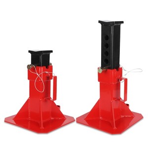 V Head Pipe Jack Stand, 28''-52'' Adjustable Folding Pipe Stand, 2500 Lb Load Capacity, for Automotive, Welding, and Construction Projects - 1 of 4