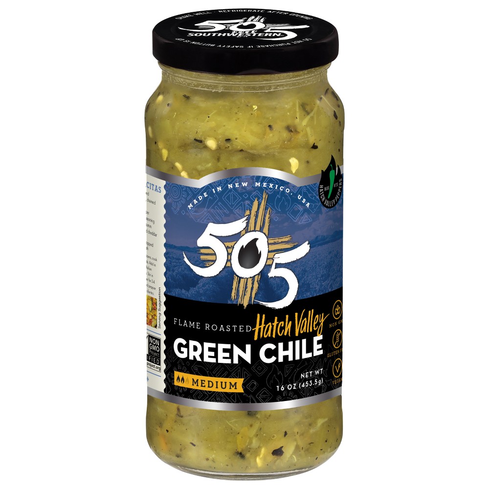 505 SOUTHWESTERN, GREEN CHILE SAUCE, MEDIUM