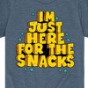 Boys' - Instant Message - I'm Just Here For The Snacks Short Sleeve Graphic T-Shirt - 2 of 4