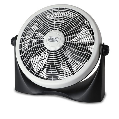 Black+decker 18 Oscillating Stand Fan With Remote Control Black : Target