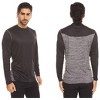 DARESAY Dri-Fit Long Sleeve T Shirts for Men-Moisture Wicking, Quick Dry Tees, Color Pack D, M, Pack of 4 - 2 of 4