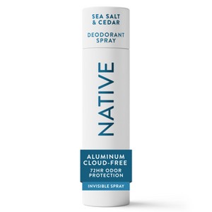 Native Spray Deodorant for Men & Women - Sea Salt & Cedar