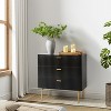 Brian 32'' Tall  3 Drawer   Bachelors Chest with storage for bedroom |  ARTFUL LIVING DESIGN - 3 of 4