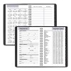 DayMinder Block Format Weekly Appointment Book, Tabbed Telephone/Add Section, 8.5 x 5.5, Black, 12-Month (Jan to Dec): 2026 - 4 of 4