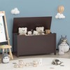 Sapphtopaz Storage Bench Kids Wooden Toy Box Toy Organizer Toy Storage with Safety Hinged Lid Bedroom Furniture Bench With Storage for Bedroom - 4 of 4