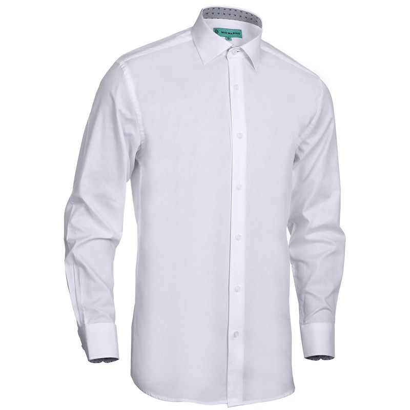 Mio Marino - Men's Oxford Slim Fit Shirt, 1 of 5