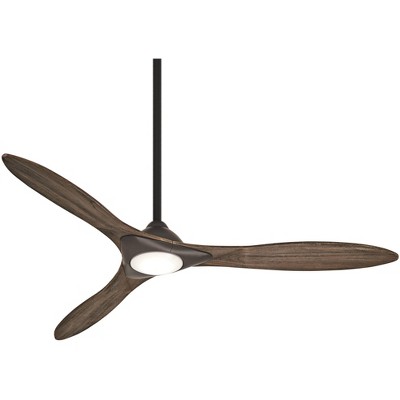 60" Minka Aire Modern Farmhouse Indoor Ceiling Fan with LED Light Remote Control Oil Rubbed Bronze for Living Room Kitchen Bedroom
