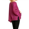 Women's Faux Button Front Pocket Top - umgee - 3 of 3