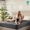 Aoibox Waterproof Twin Mattress Protector Pad 2 Pack Gray Deep Pocket 6-15 Inch Noiseless Breathable Cover Bedroom Dorm - 4 of 4