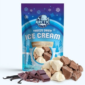 Arctic Farms Freeze Dried Ice Cream That Does Not Melt (Bits) (Chocolate Vanilla) - 1 of 4