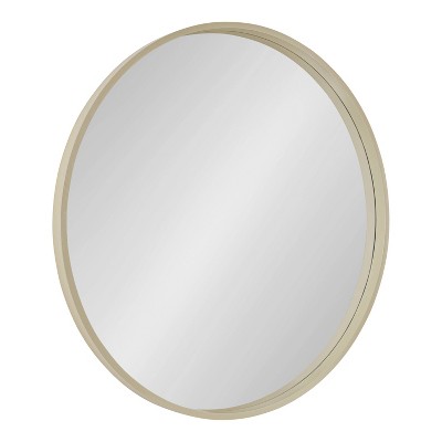 Anyhi Round Mirror 22 inch Black Circle Mirror for Entryways, Washrooms, Living Rooms, Size: B-22