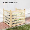 VINGLI Privacy Fence, Privacy Fence Panels for Outside, Outdoor Trash Can Pool Equipment (36 x 36in) - 2 of 4