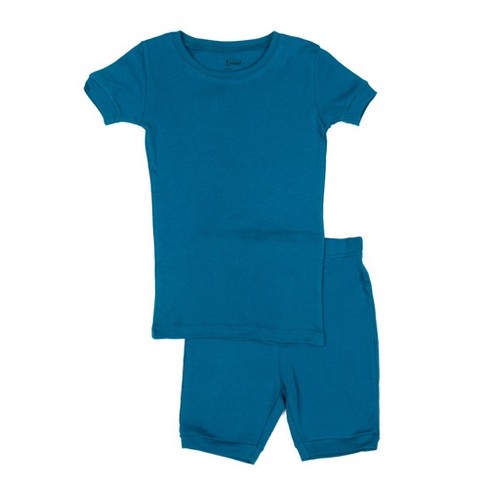 Kids solid color pajamas hot sale