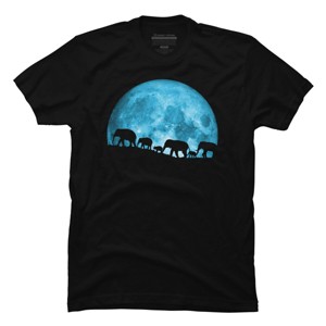 Men's Design By Humans United Together - Elephants By Maryedenoa T-Shirt - 1 of 2