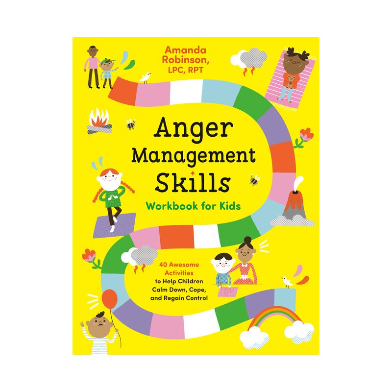 Anger Management Skills Workbook for Kids - by  Amanda Robinson (Paperback), 1 of 2