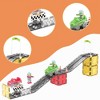 PICASSO-TILES Race Track Magnetic Tiles for Kids, 62PCS with 2 Racing Cars and 2 Character Figures, Construction STEM Building Blocks Educational Toy - 3 of 4