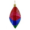 Inge Glas 4.0 Inch Fiesta Star Christmas Tree Ornament , Rainbow Ornament Glittered (PC) - 2 of 2