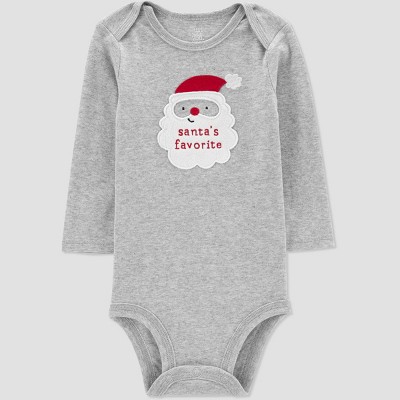 Carter's Just One You®️ Baby 'Santa's Favorite' Bodysuit - Gray