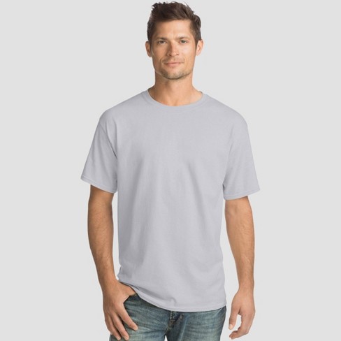 Hanes Men's Essentials Short Sleeve T-shirt 4pk : Target