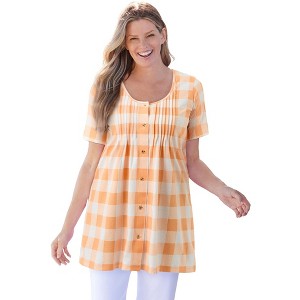 Woman Within A-Line Knit Tunic - 1 of 4
